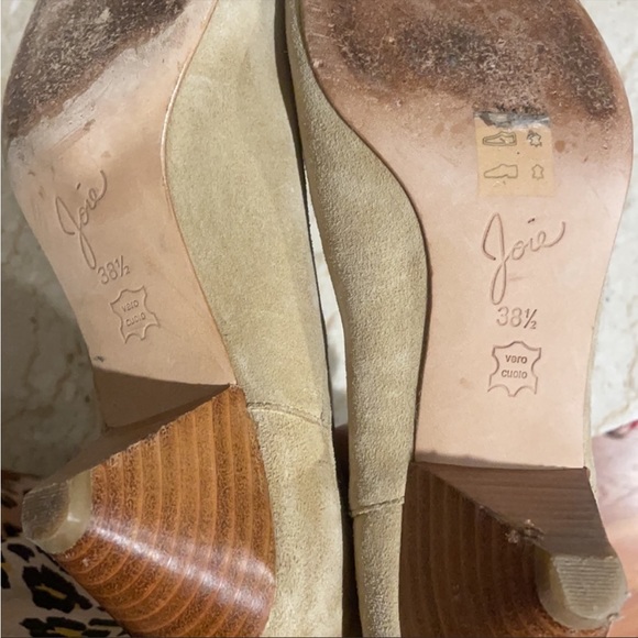 Joie Barleena Suede Cone-Heel Booties (38.5) - Picture 12 of 16